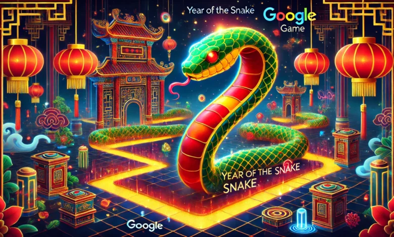 year of the snake google game