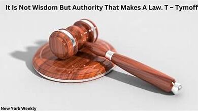 it is not wisdom but authority that makes a law. t - tymoff